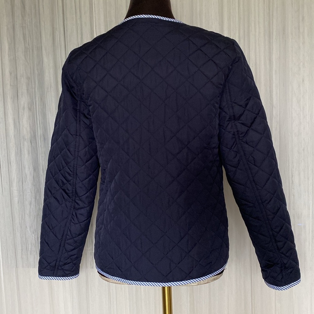 Talbots diamond quilted lightweight jacket! Brand new without tag! Boxy! Size XS - Picture 3 of 17
